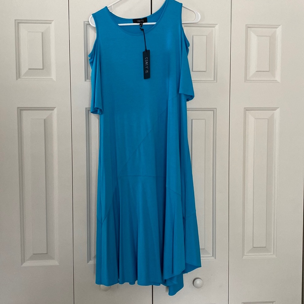 New Comfy USA Dress Size S Blue